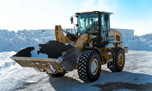 Industrial snow removal in Murray Industrial Park Winnipeg