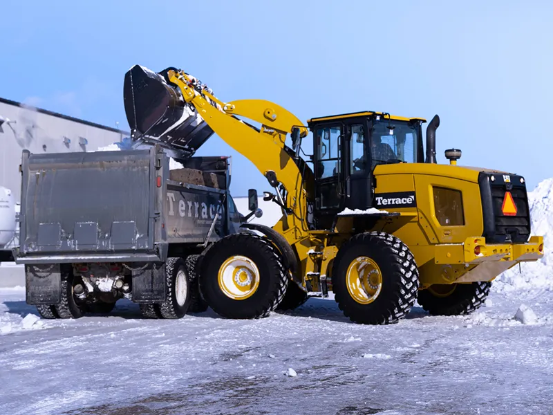 Commercial snow hauling and snow pile removal in Winnipeg