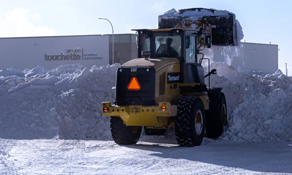 Industrial snow removal in Transcona Winnipeg